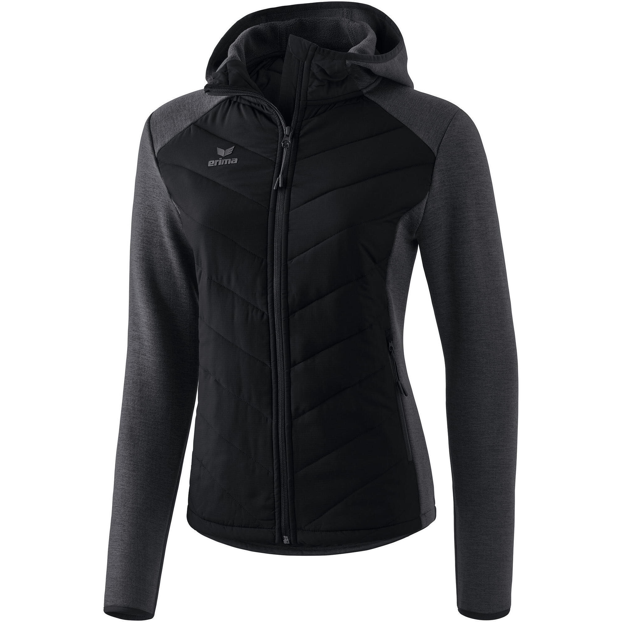 Erima - Veste Femme Erima Matelassée - Veste - Gris|noir - 44 L - Decathlon