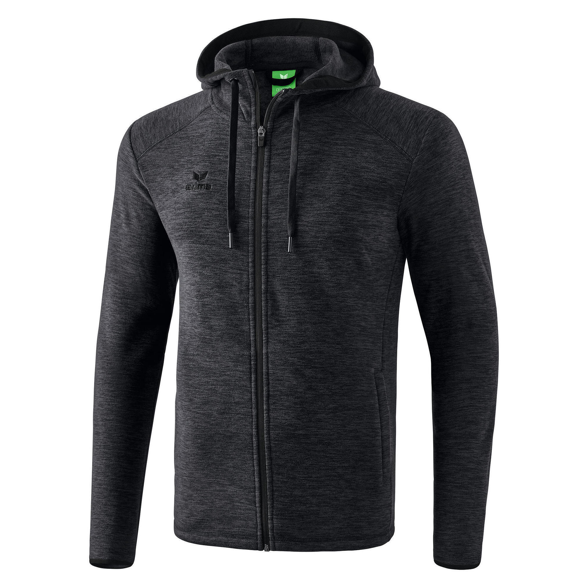 Jachetă fleece din lână 565 neagră