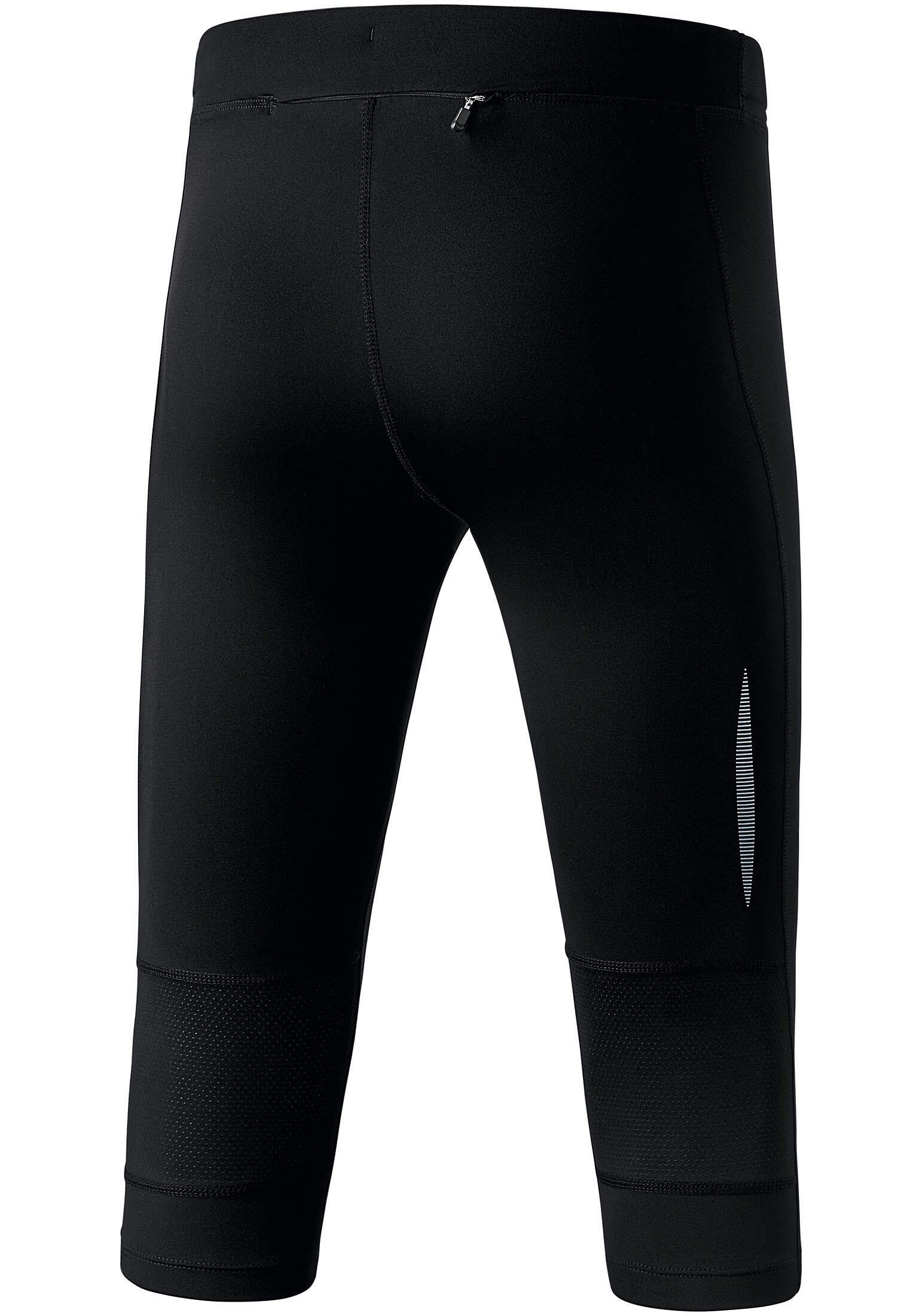 Pantalón corto Erima Performance Cropped Running negro junior 4/4