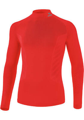 Erima athletic top met lange mouwen en col smaragd