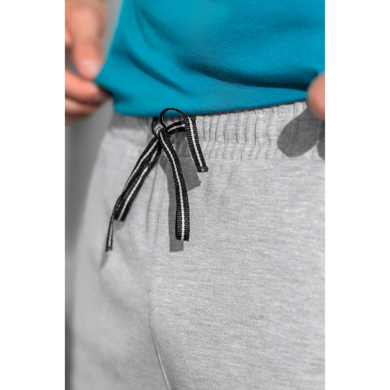 Pantaloni scurți Erima Essential Gri Junior - bumbac, talie elastică