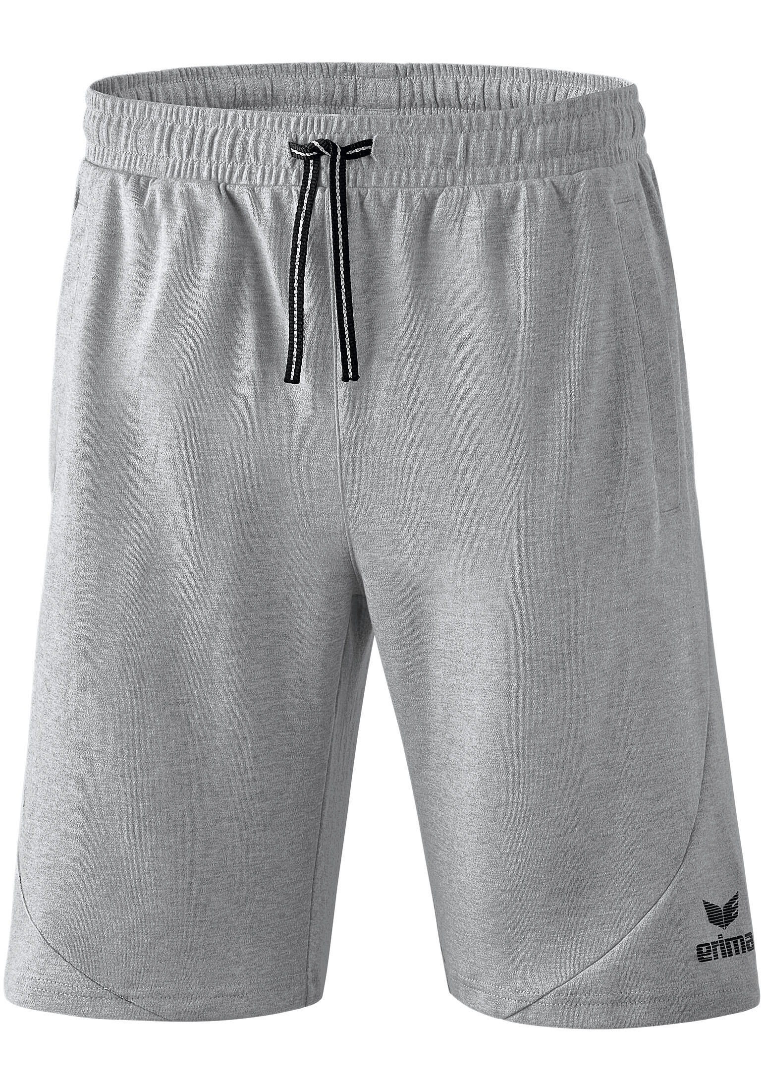 Pantaloni scurți Erima Essential Gri Junior - bumbac, talie elastică