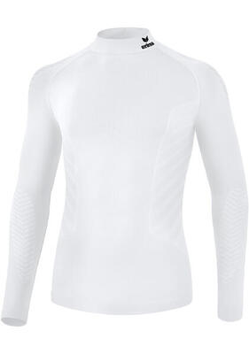 Erima athletic top met lange mouwen en col smaragd
