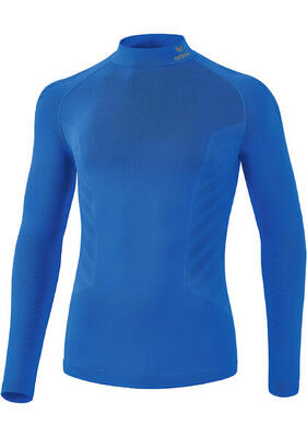Erima athletic top met lange mouwen en col smaragd