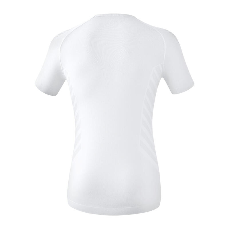 Tricou Erima Athletic alb cu mânecă scurtă, second skin