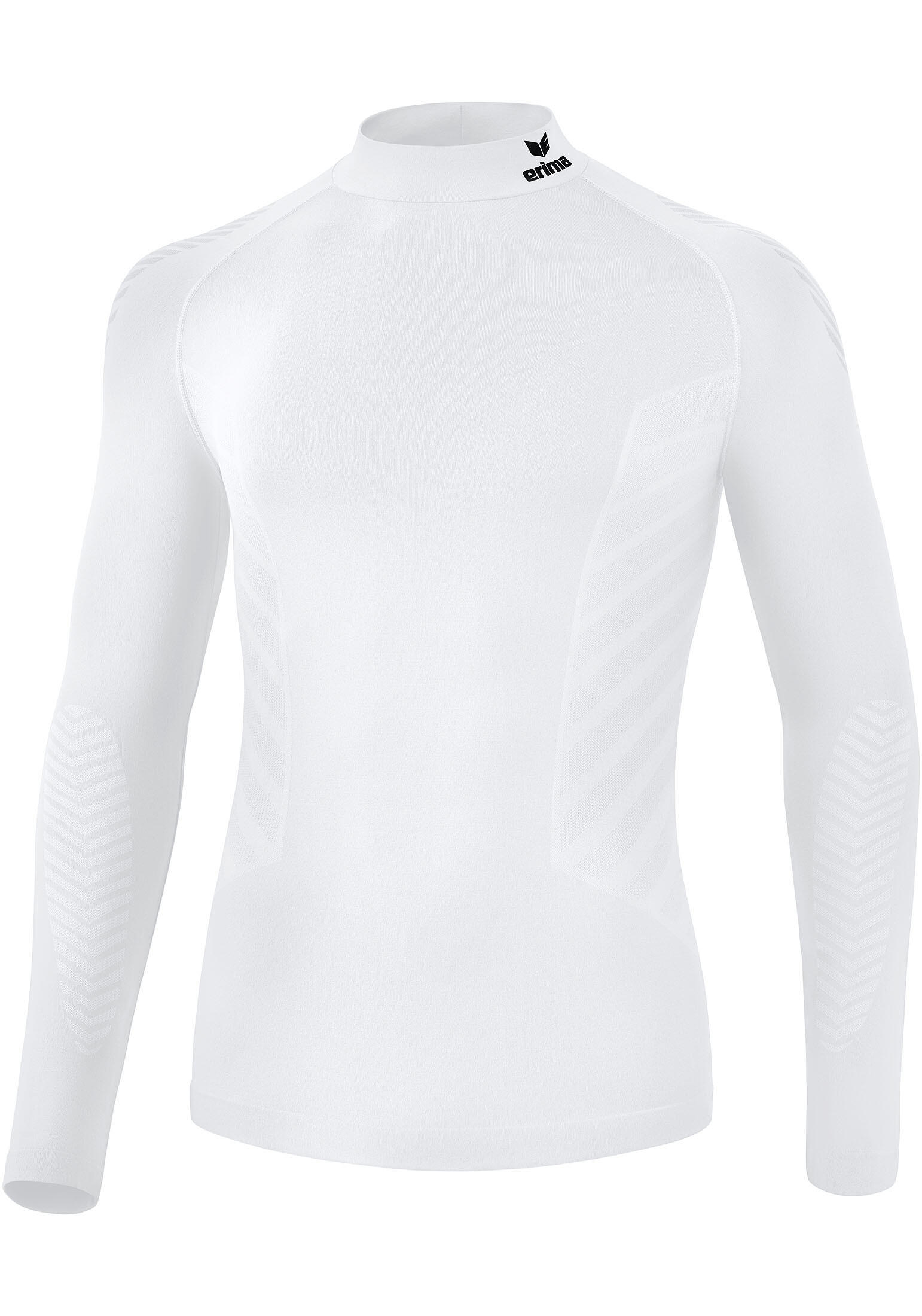 Maglia dolcevita a maniche lunghe Erima Athletic bianca 3/4