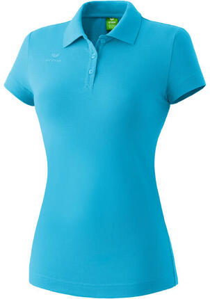 Polo en coton Erima bleu femme ajusté