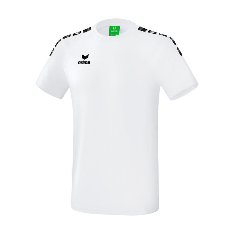 Tricou ERIMA Essential 5-C Alb/Negru