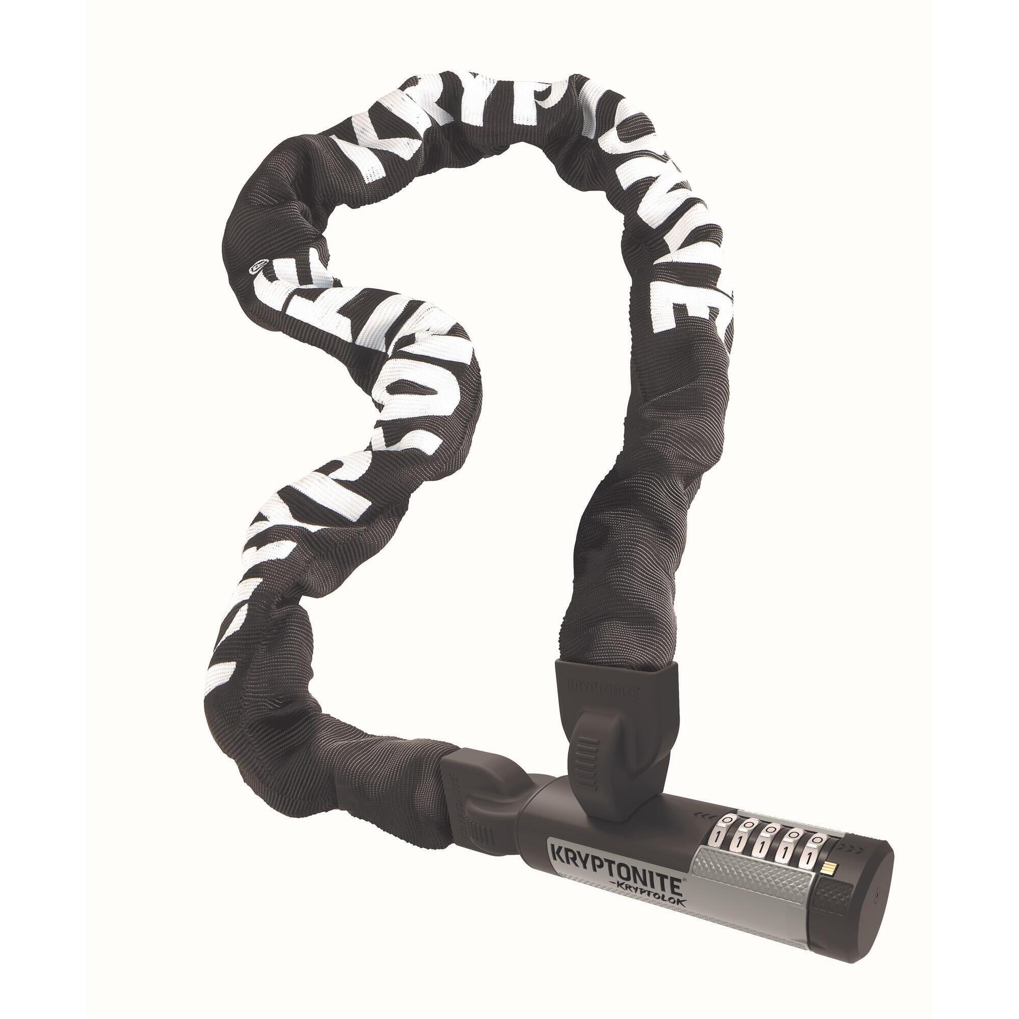 Kryptonite - Antivol Chaîne À Code Kryptonite Kryptolok - Antivol - Noir - Taille Unique - Decathlon