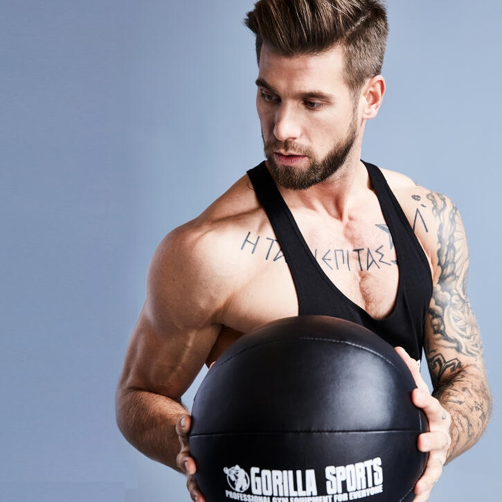 LOT 3 MEDECINE BALL CUIR SYNTHÉTIQUE | MUSCULATION | POIDS TOTAL 12KG 5/7