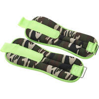 BANDES LESTÉES POUR POIGNETS OU CHEVILLES | COLORIS CAMO/FLUO | POIDS AU CHOIX