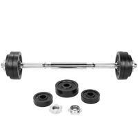 KIT HALTÈRES MODULABLE DEUX EN UN 22KG| HALTÈRES COURTS + LONG | MUSCULATION