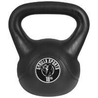 KETTLEBELL NOIR AVEC REVÊTEMENT PLASTIQUE | MUSCULATION| AU CHOIX DE 2KG À 20KG