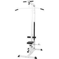 STATION DE TRACTION / TIRAGE POUR CHARGE GUIDÉE | MUSCULATION | BLANC