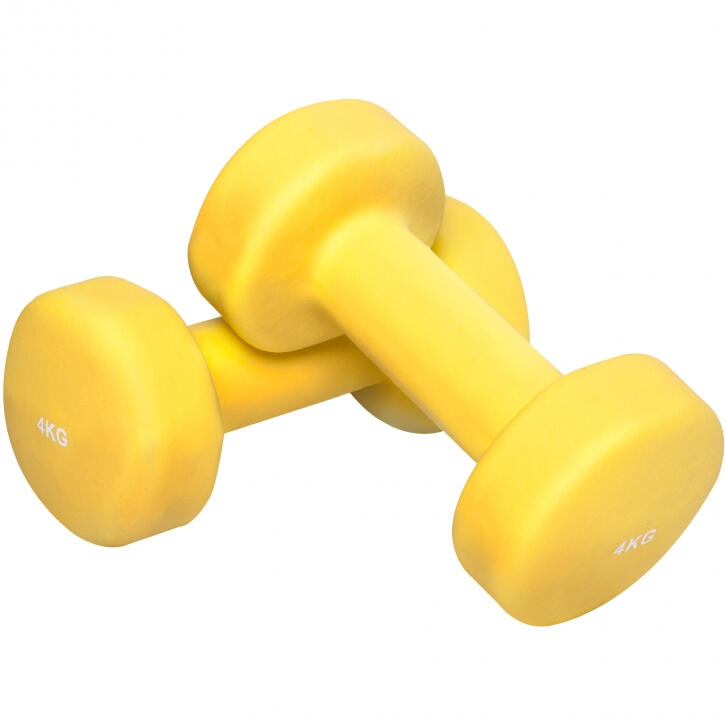 Gorilla Sports Mancuernas de vinilo par fitness y musculación 1kg a 10kg