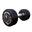 Gorilla Sports Dumbell - 7,5 kg - Gietijzer (rubber coating) - Met logo
