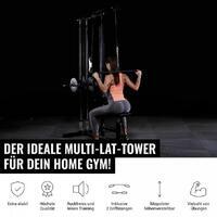 STATION DE TRACTION POULIE HAUTE A CHARGE GUIDÉE | MUSCULATION