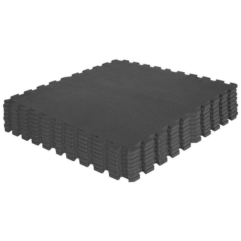 Juego De Suelo - 8 Baldosas - Negro
