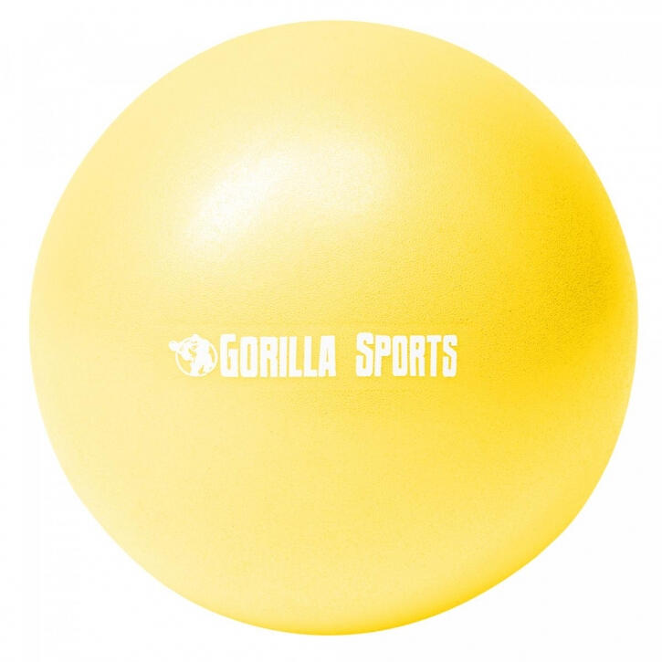 Gorilla Sports Mini Pilates Bal - 18 cm - Geel