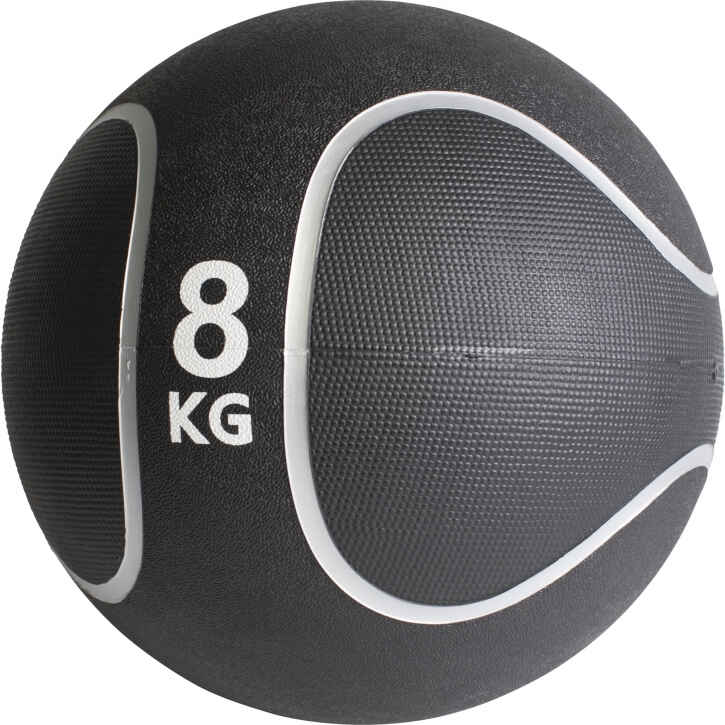 Medizinball Schwarz/Silber 1-10 KG