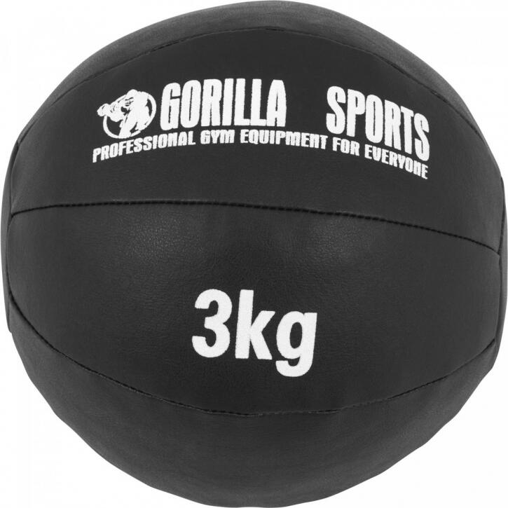 LOT 5 MEDECINE BALL CUIR SYNTHÉTIQUE | MUSCULATION | POIDS TOTAL 15KG 7/7