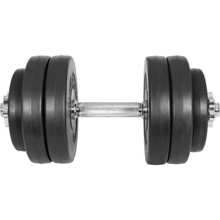 Gorilla Sports Dumbbell set - Halterset - Kunststof - 30 kg - Gewichten met