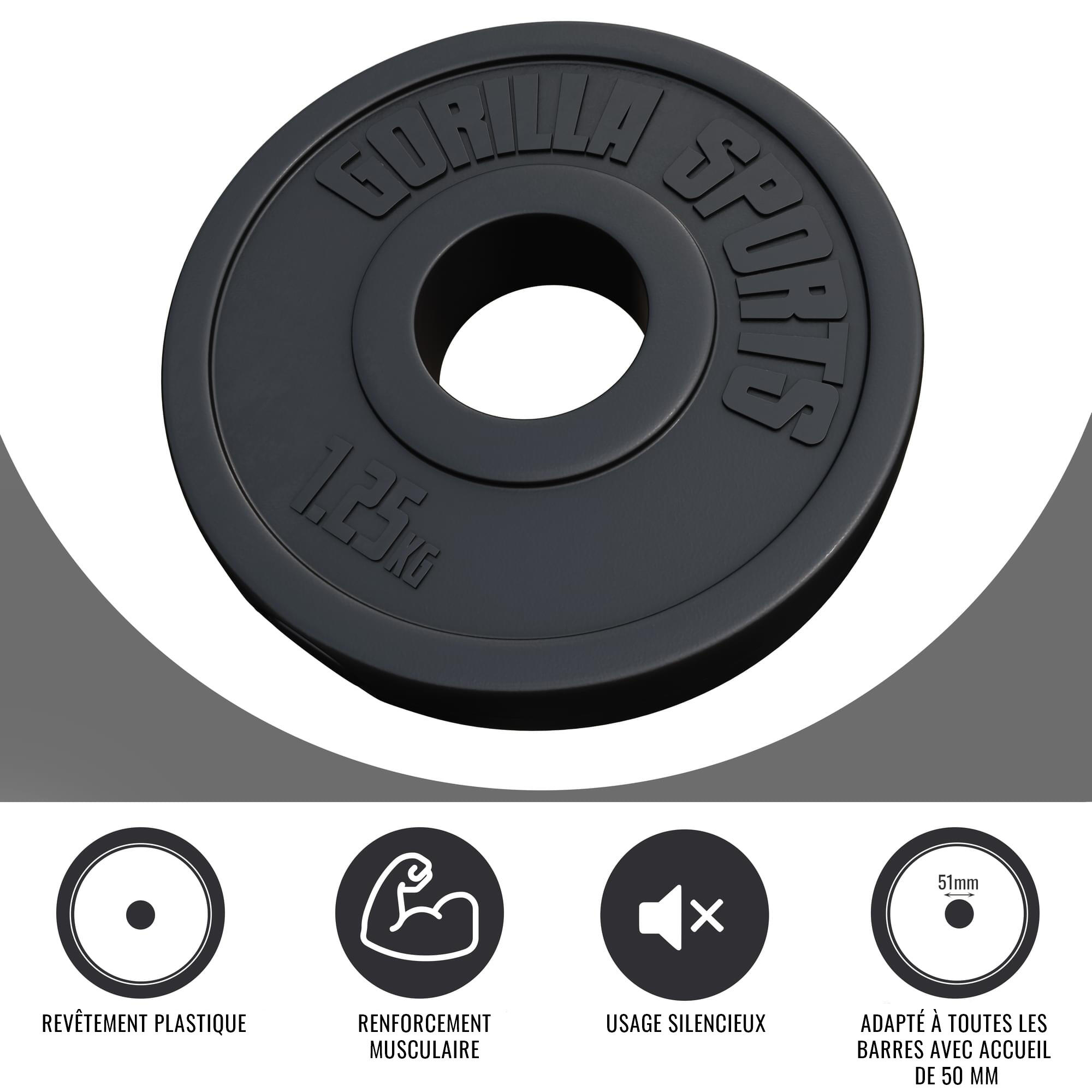 Disque en plastique de 1,25kg à 15 KG - 50/51mm 3/3