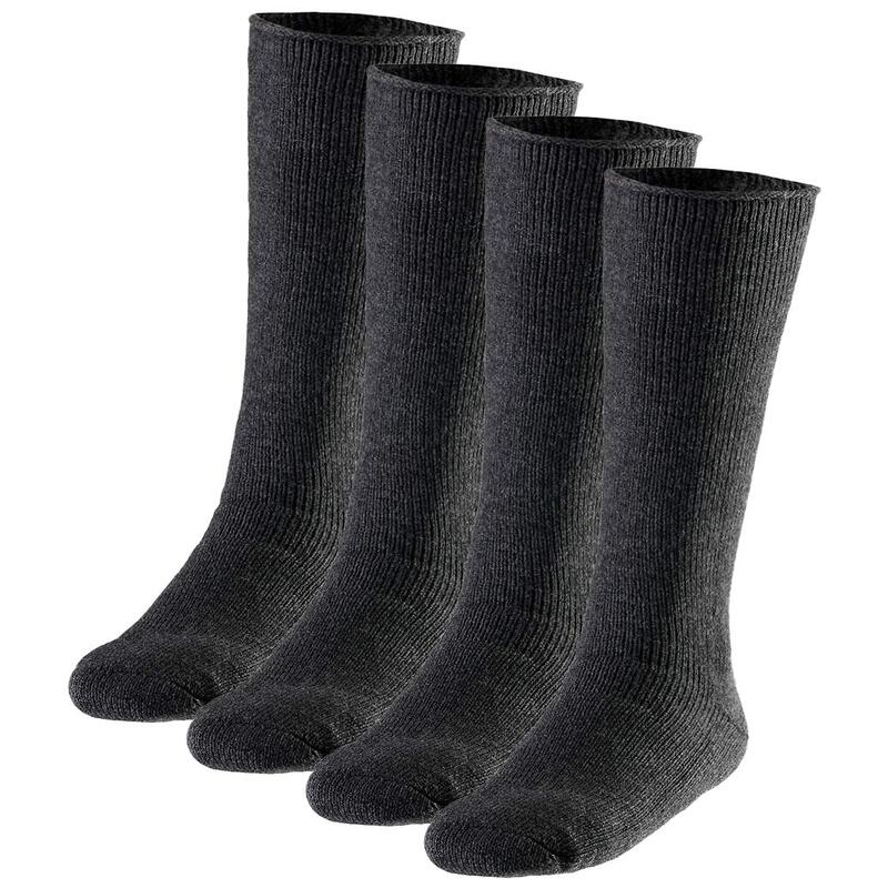 Heatkeeper heren thermo kniekousen antraciet (4-PACK)