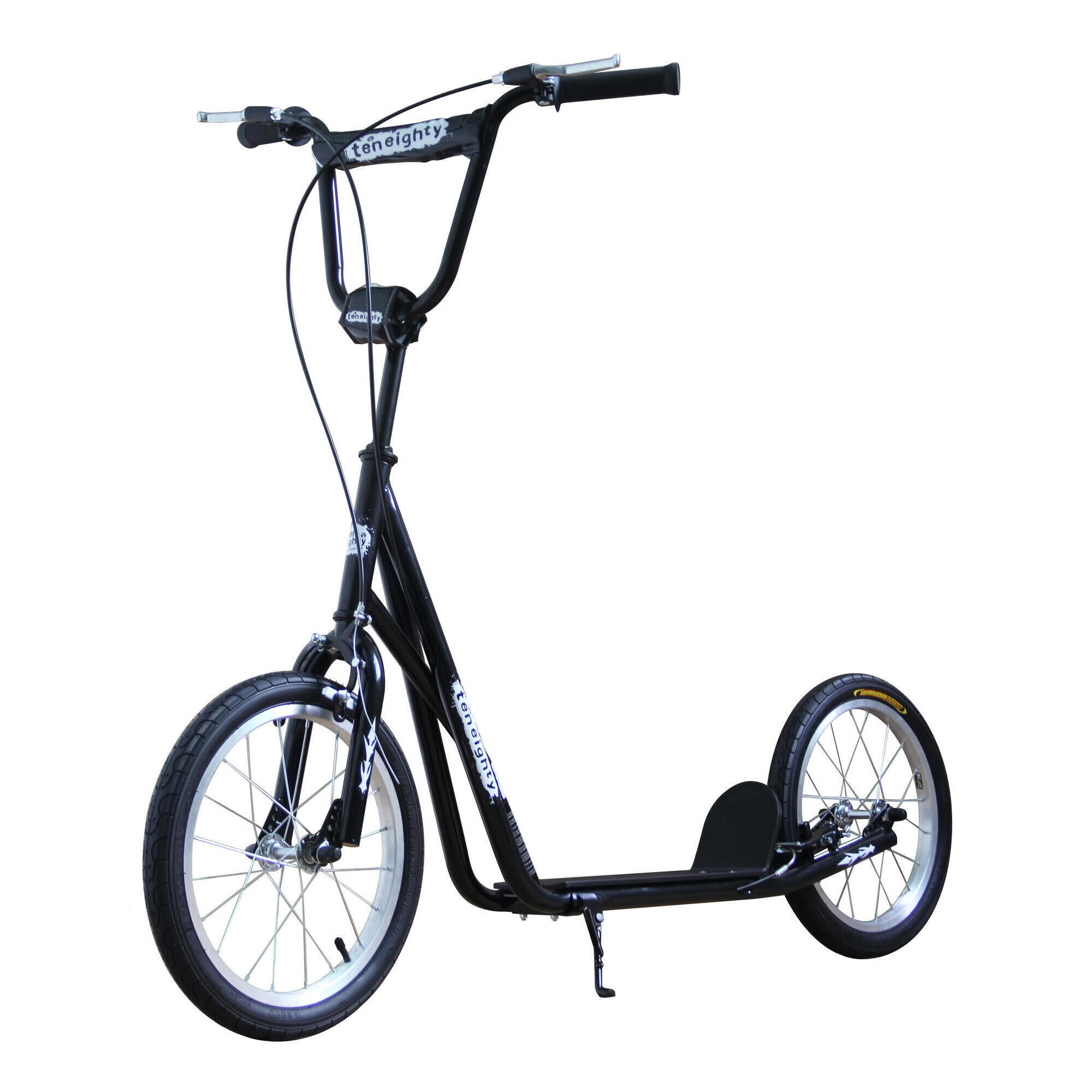 XN 1080 BMX Style Commuter Scooter, 16in Wheel - Black