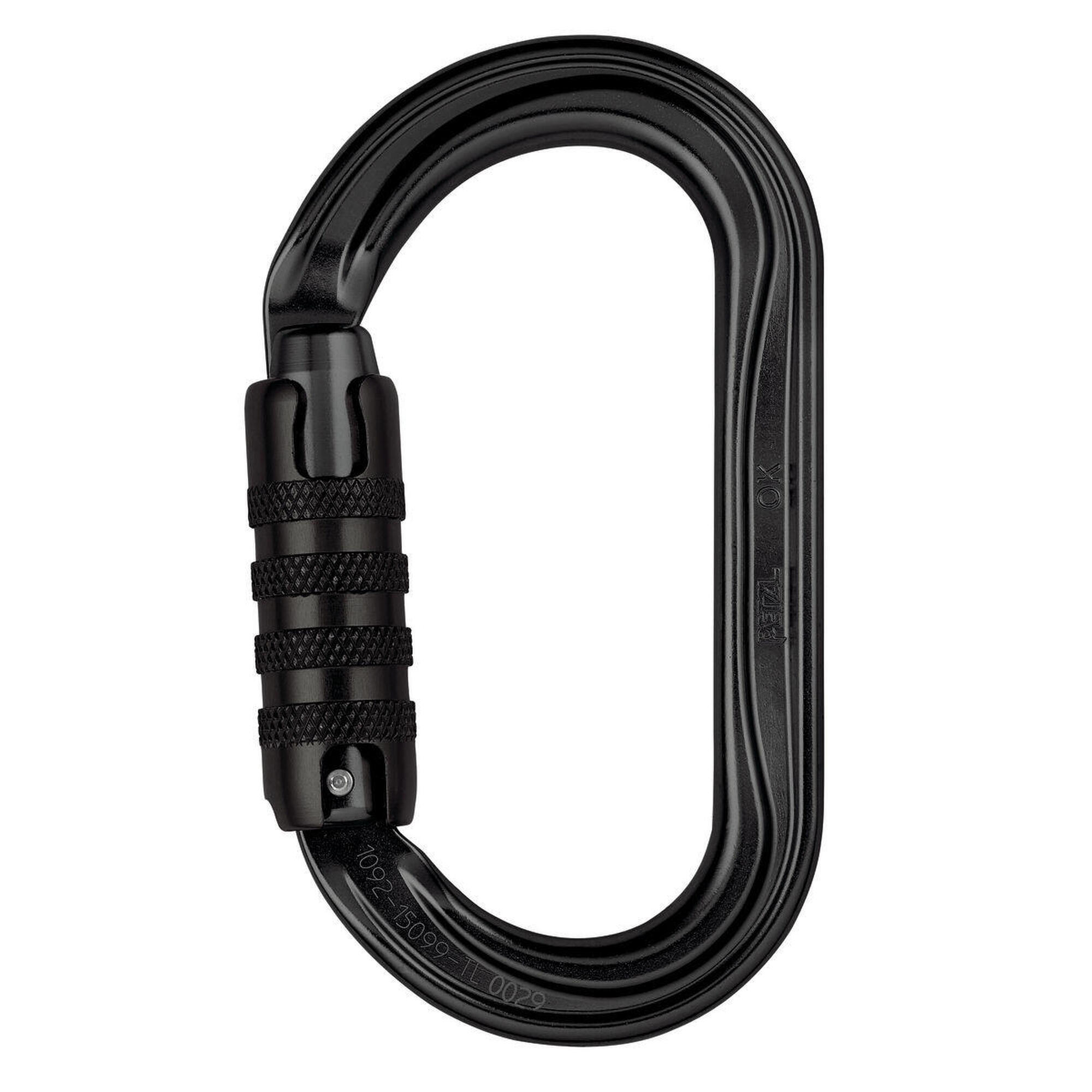 Karabinek Petzl OK Triact-Lock - black