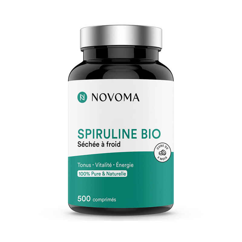 Bio Spirulina Nahrungsergänzungsmittel - 500 Tabletten Nutrivita Media 1