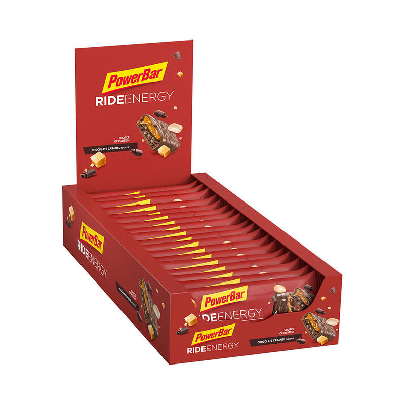 Confezione da 18 barrette PowerBar Ride - Chocolate-Caramel