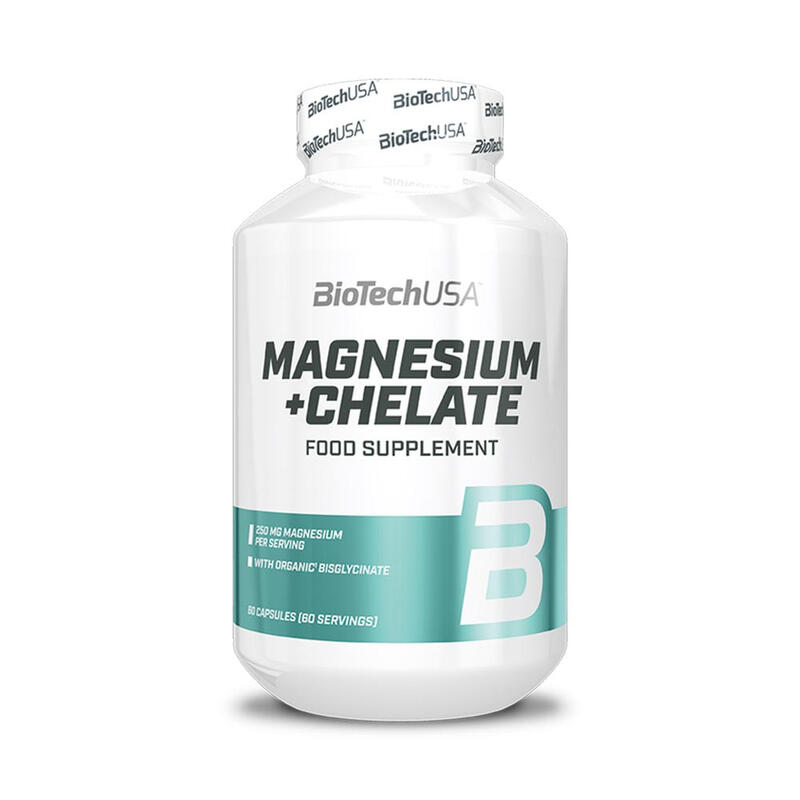 BiotechUSA Magnesium Chelate - Magnesio Quelado 60 caps