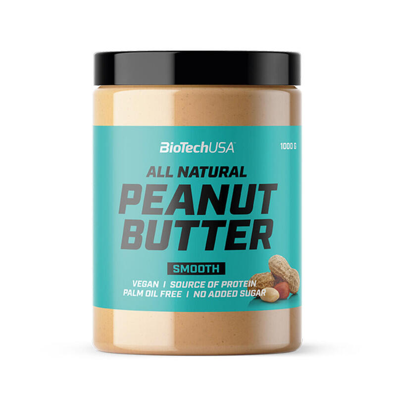 Beurres Protéinés | Peanut butter Biotech USA (1kg) | Smooth