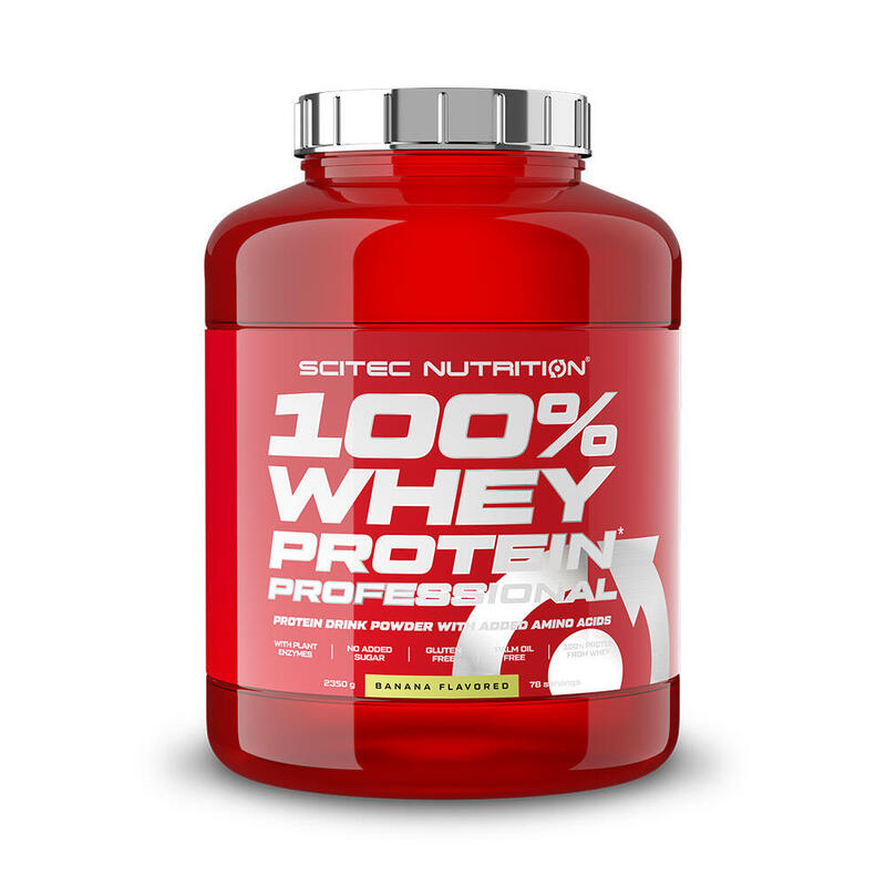 Odżywka białkowa Scitec 100% Whey Protein Professional 2350g Banana