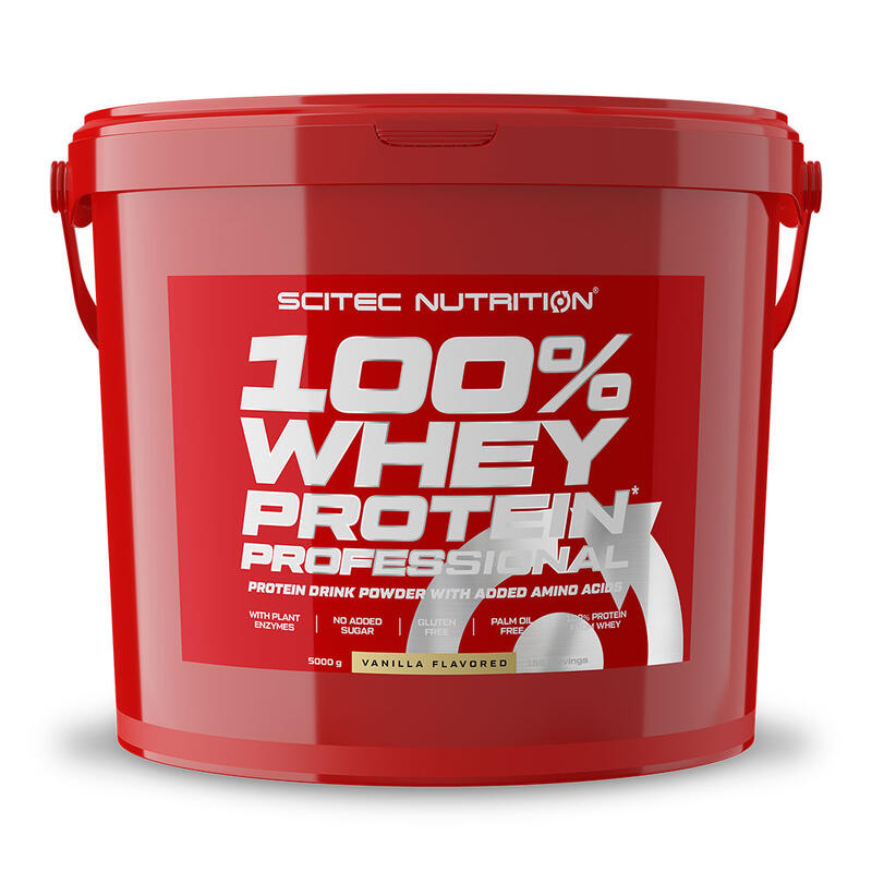 100% Whey Protein Professional - 5Kg Vainilla de Scitec Nutrition