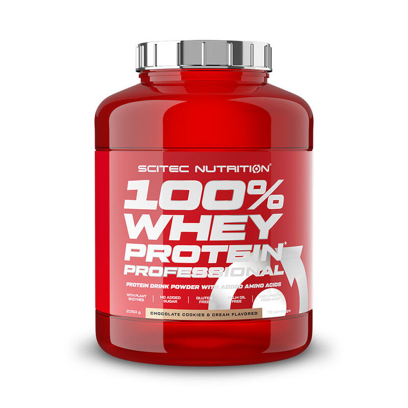 Scitec Nutrition - 100% Whey Protein Prof. 2350 gr - Proteína de alta qualidade