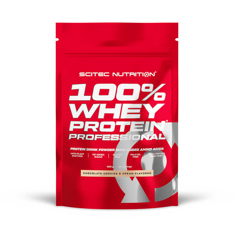 100% Whey Protein Professional - 500 g Chocolate con Galletas de Scitec Nutritio