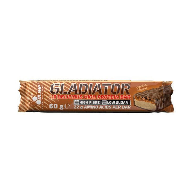 Baton proteinowy Olimp Gladiator - 60 g Karmel