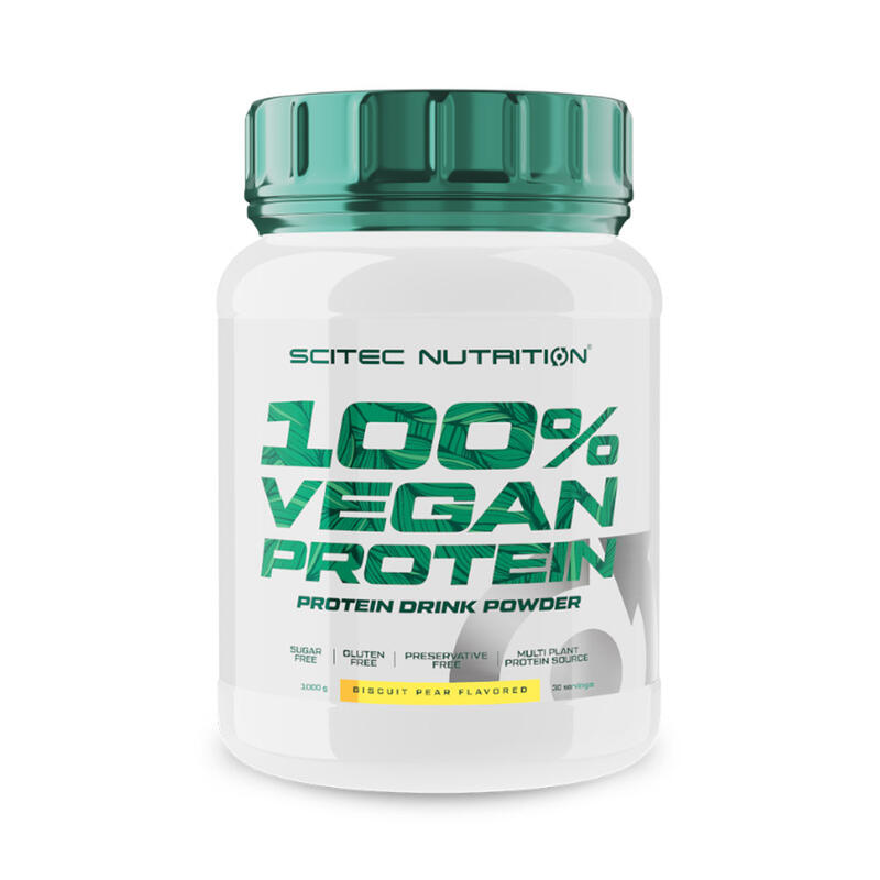 Odżywka białkowa Scitec 100% Vegan Protein 1000g Biscuit Pear