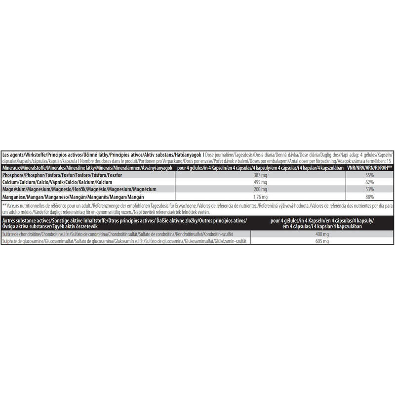 Condroitina Glucosamina - 60 Cápsulas de Biotech USA