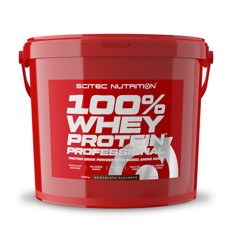 Scitec Nutrition - 100% Whey Protein Prof. 5000 gr - Proteína de alta qualidade