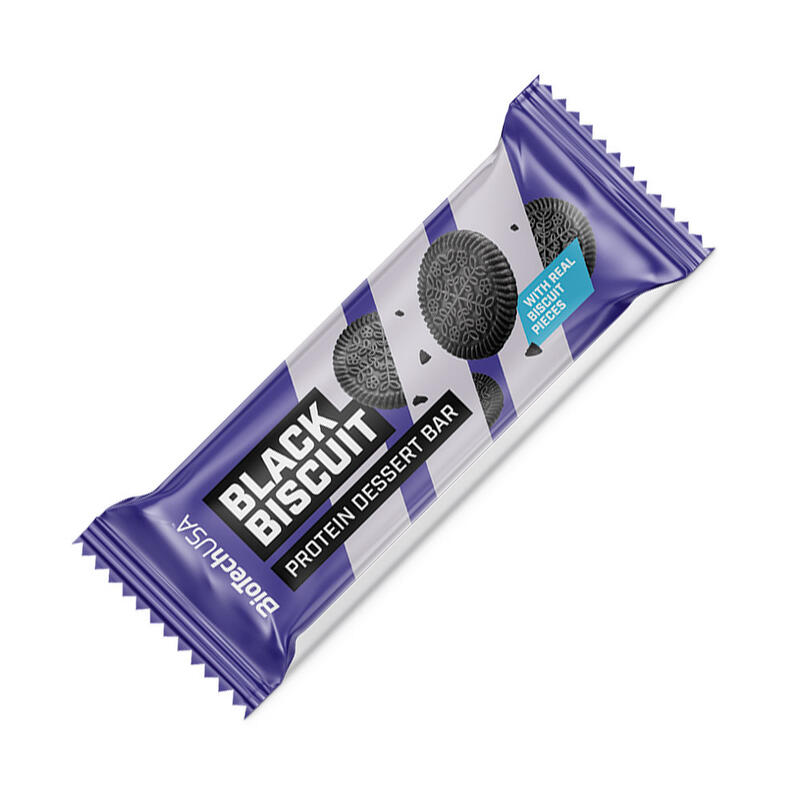 Barras de proteínas | Barra de proteínas para sobremesa (50g) | Black Biscuit