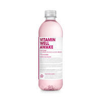 VITAMIN WELL AWAKE (500ml) - Boisson enérgétique Framboise avec caféine