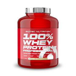 100% Whey Protein Professional - 2350g Vainilla con Frutos del Bosque de Scitec
