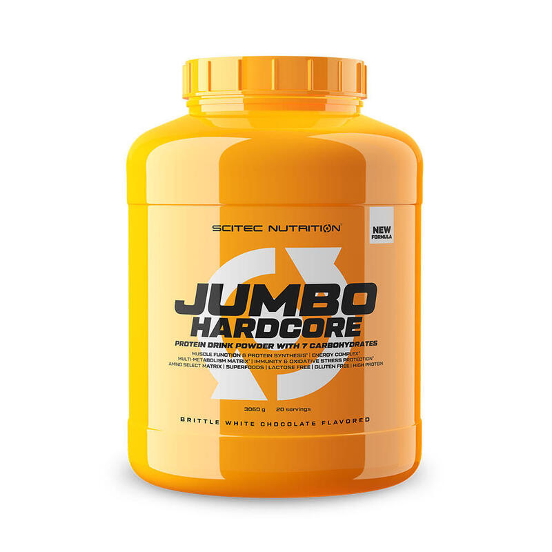 Jumbo Hardcore - 3060g Chocolate Blanco de Scitec Nutrition
