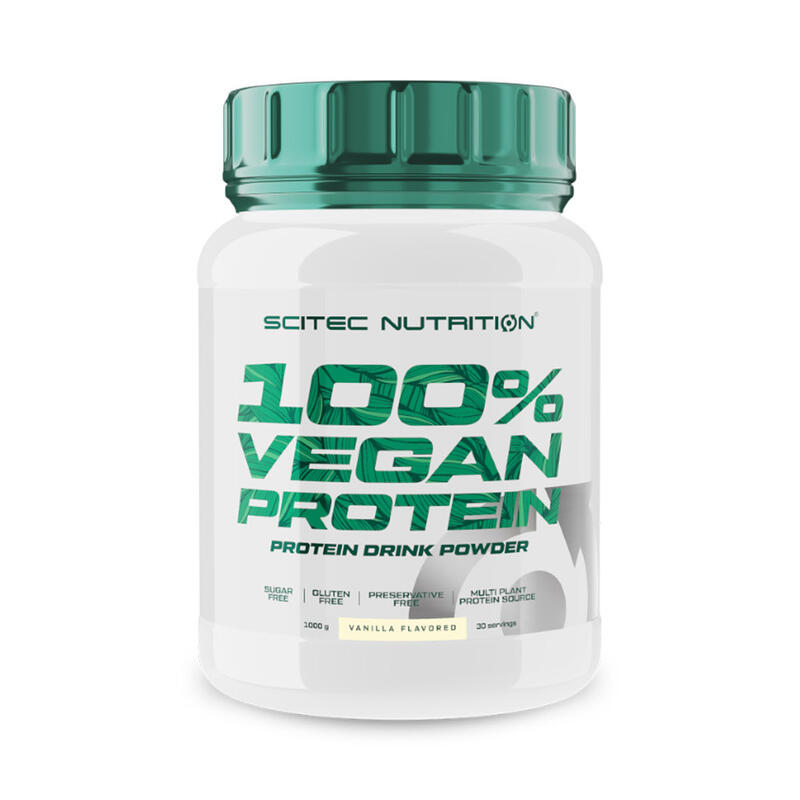 Protéines Végétales |  Protéines Végétales | 100% Vegan Protein (1kg) | Vanille