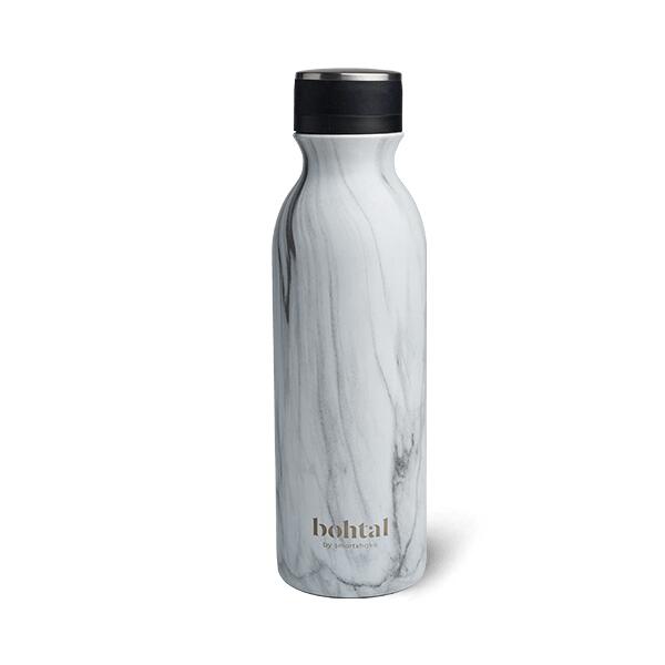 SMARTSHAKE Smartshake Bohtal Insulated Flask - White Marble (600ml) White Marble