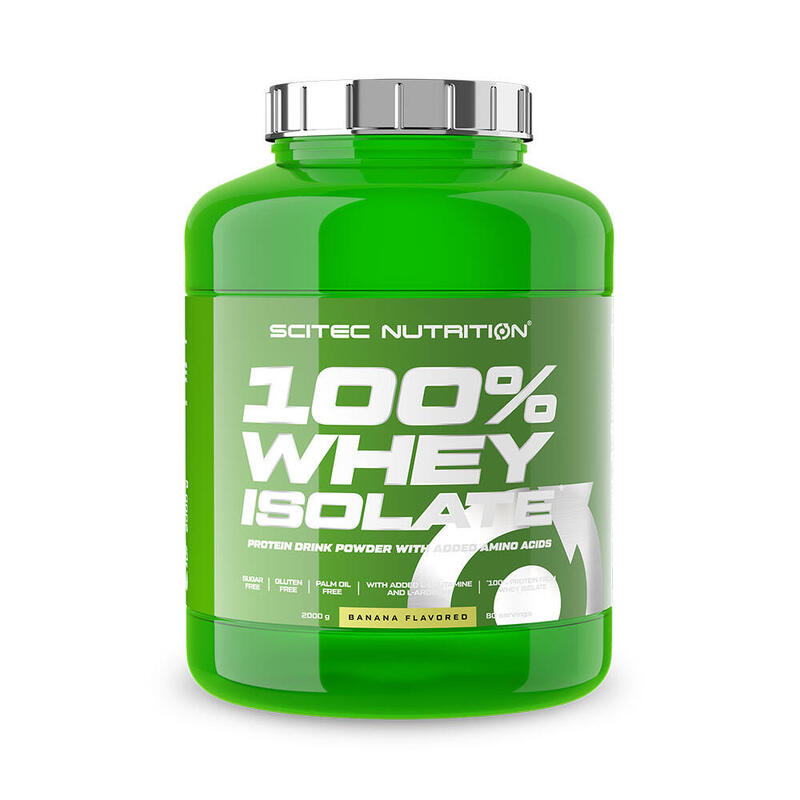 100% Whey Isolate - 2000g Platano de Scitec Nutrition