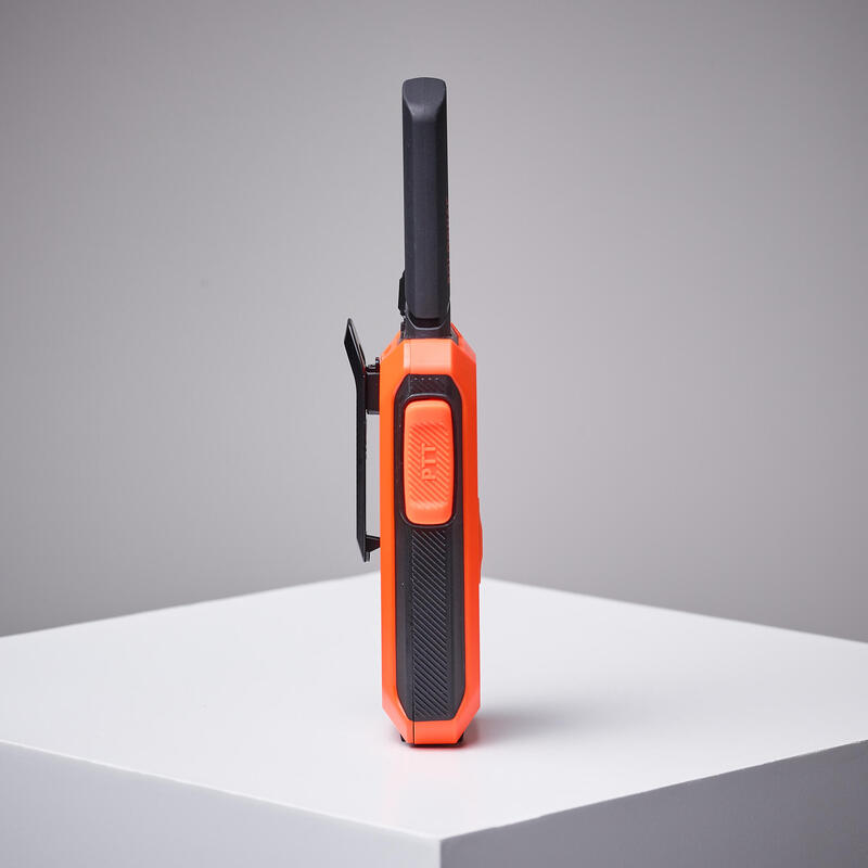 Segunda vida - Walkie-Talkie Caza Solognac 500 Estanco Naranja... - MUY BUENO